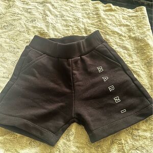 Marni kids Athletic Black Shorts